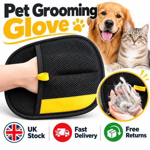 Pet hair removal glove - removal,